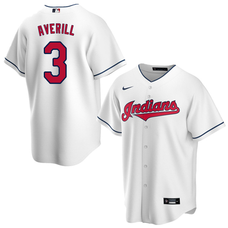 Nike Men #3 Earl Averill Cleveland Indians Baseball Jerseys Sale-White